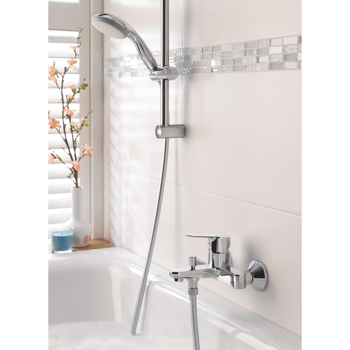    Grohe Vitalio Go 100 Shower Rail Set 1 Spray 600 mm  