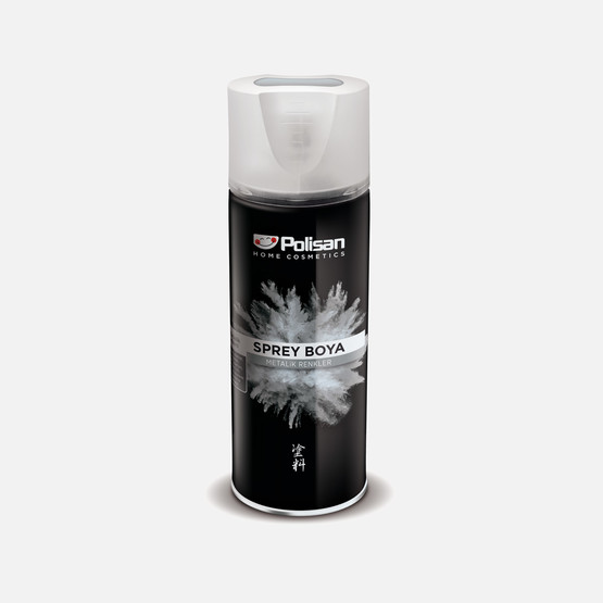 Polisan 400 ml Metalik Sprey Gümüş Ral 9006  