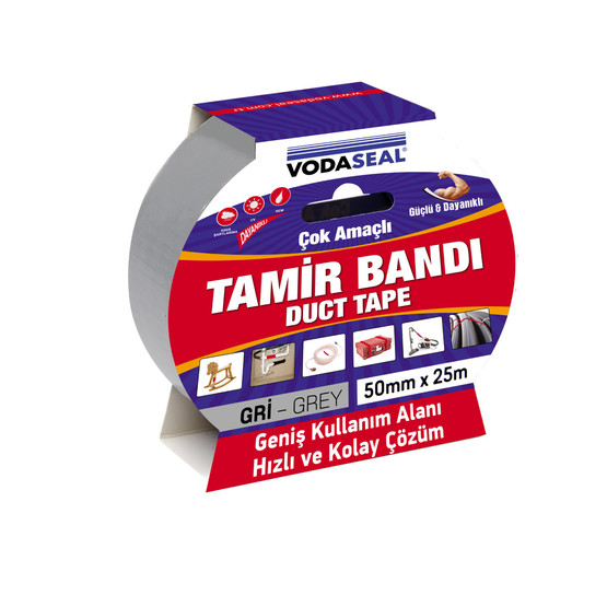 Vodasea Duck Tape Tamir Bandı Gri 50MMX25M
