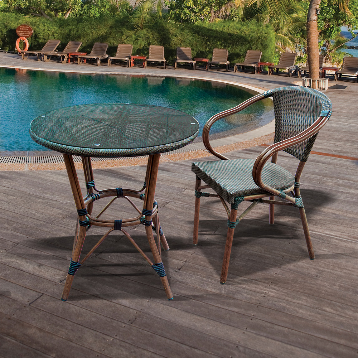    Sunfun Bambu Rattan Koltuk  