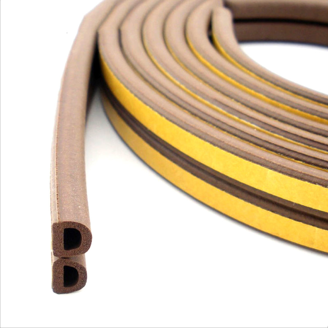     Kapı Pencere Bandı D Profil 6,25 mt Beyaz  