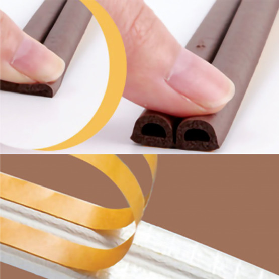 Vodaseal Kapı Pencere Bandı D Profil 6,25 mt Kahverengi 