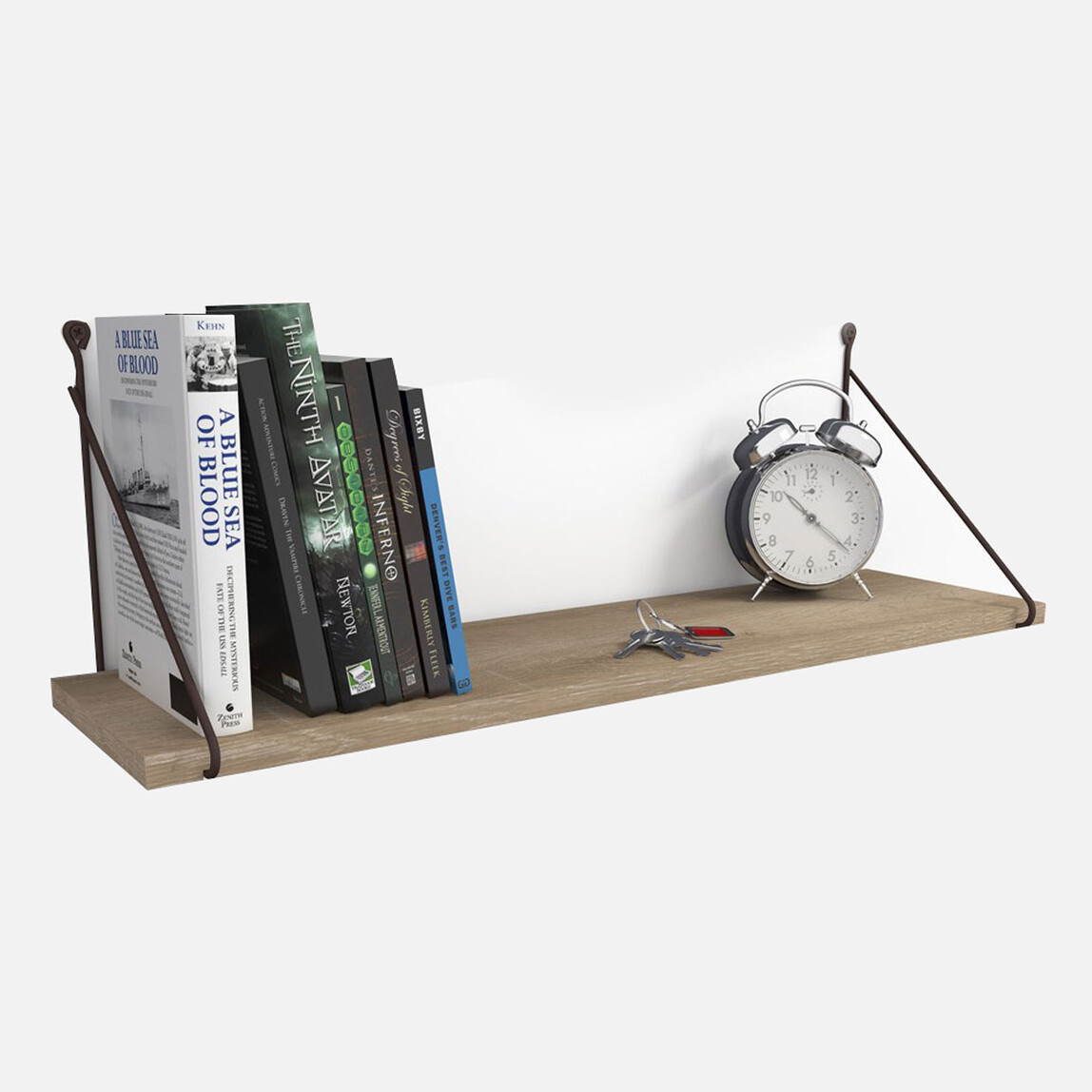    Endpa Armoni Dikdörtgen Salon Dekoratif Raf Seti Sarı  