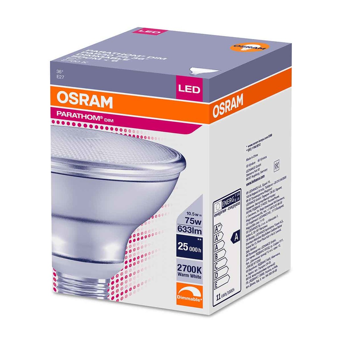    Osram Superstar 10.5 W Sarı Spot E27 Duy Led Ampul   