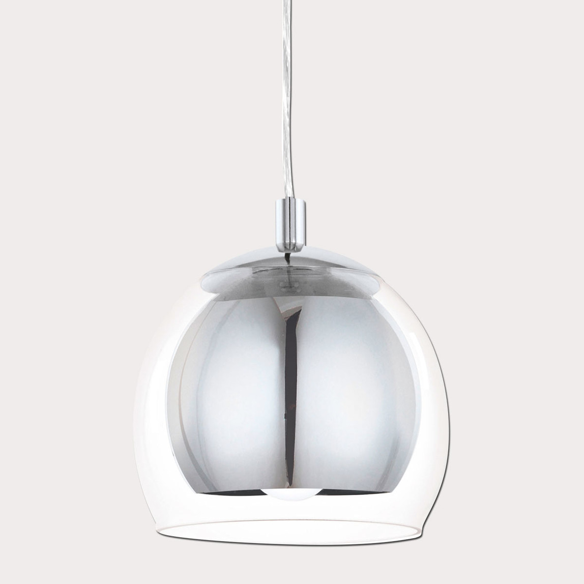   Eglo 94592 Rocamar Çelik Top Tekli Modern Sarkıt Krom  