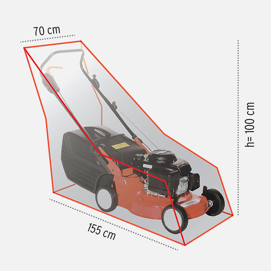    Homaks Çim Biçme Makinesi Koruma Örtüsü  