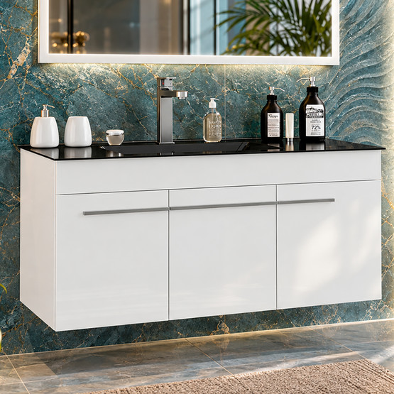 Polka Murano 100 cm Banyo Dolabı Alt Modül Beyaz