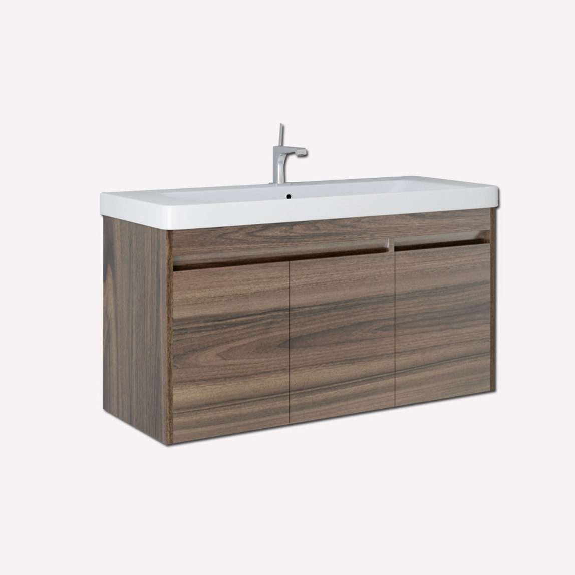   Polka Devrez 105 cm Banyo Dolabı Alt Modül Ceviz 