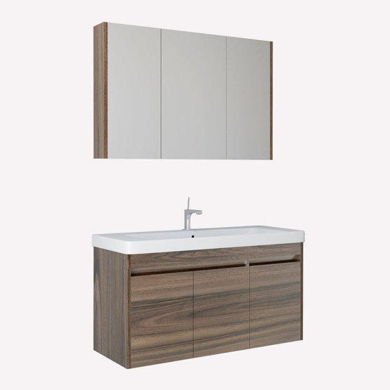 Polka Devrez 105 cm Banyo Dolabı Alt Modül Ceviz