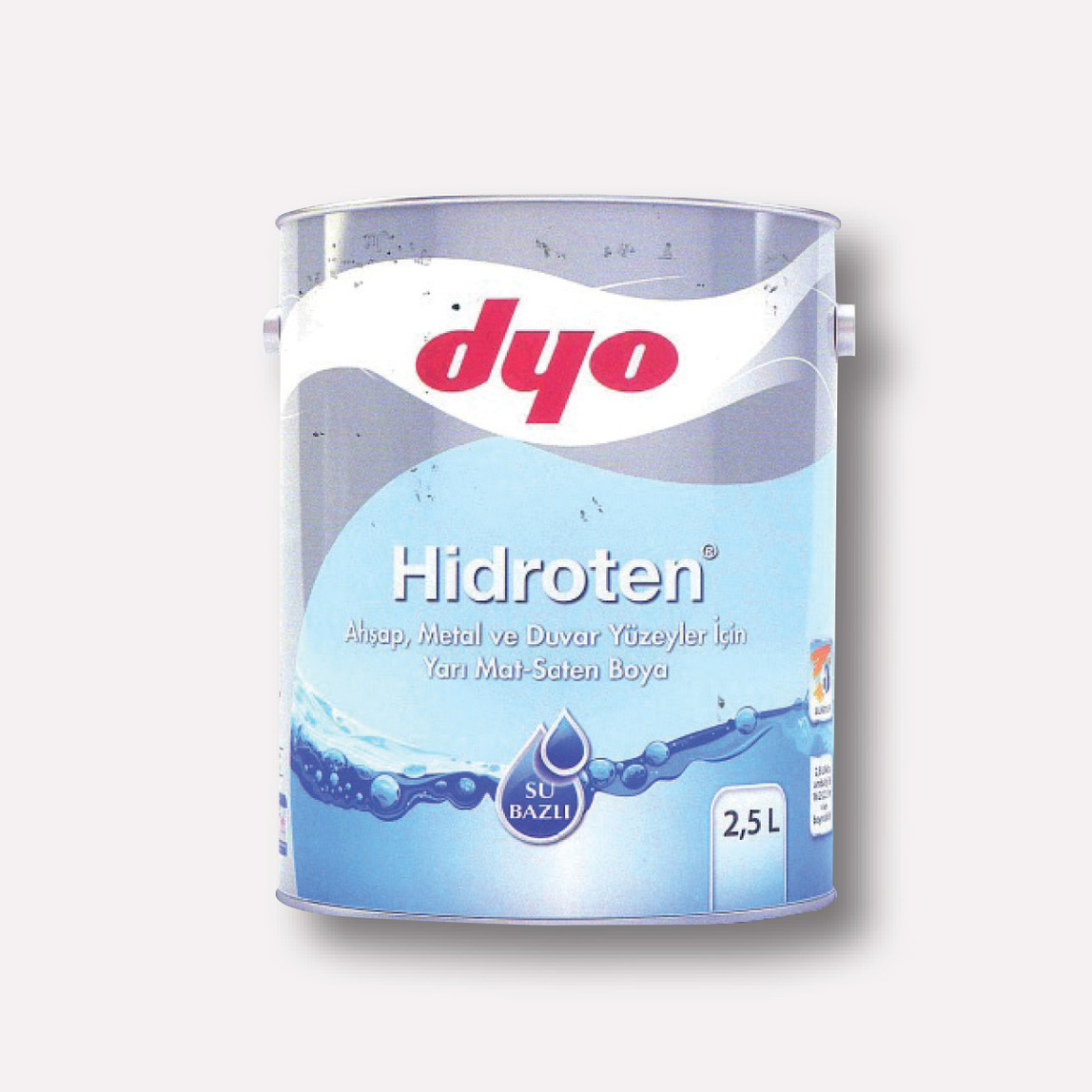    Dyo 2,5 lt Hidroten Galon Beyaz  