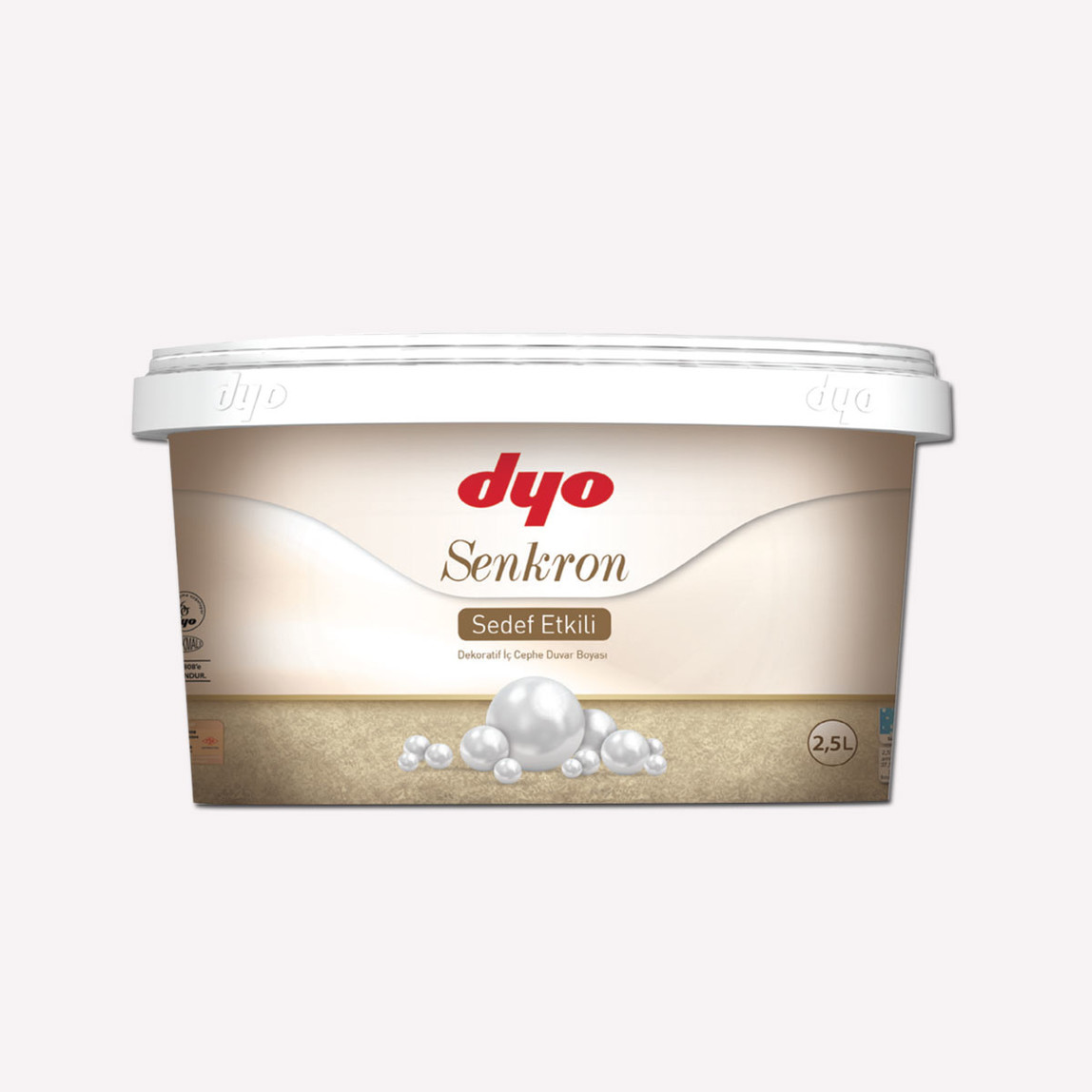    Dyo 2,5Lt Senkron Sedef İnci Beyaz  