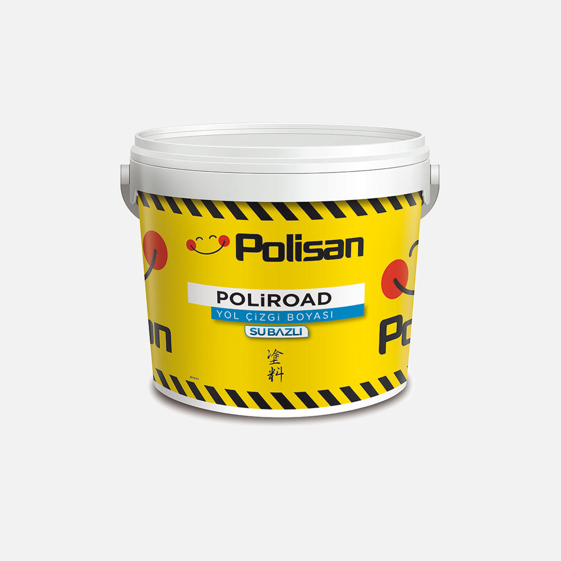    Polisan 2,5 lt Su Bazlı Yol Çizgi Boyası Sarı 