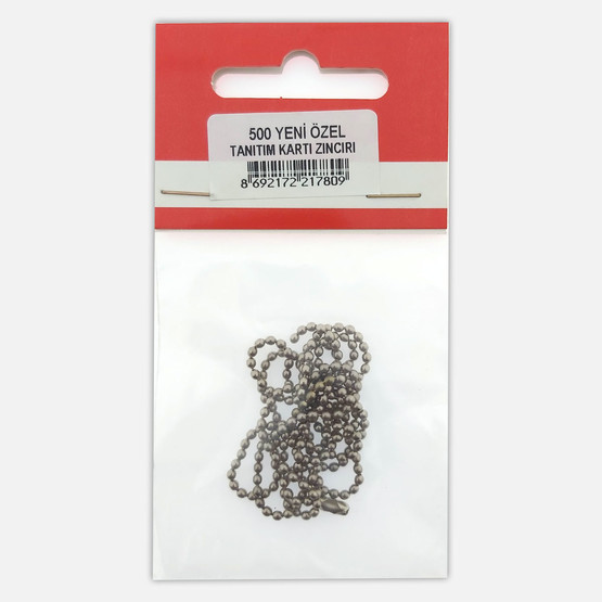 Yeni Özel Tanıtım Kartı Zinciri  