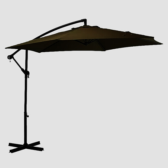 Sunfun Toscana Şemsiye Koyu Kahverengi 300 cm 