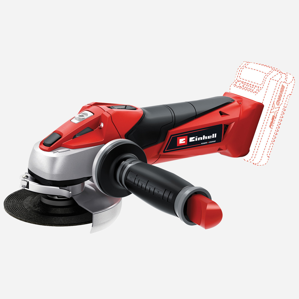   Einhell TE-AG 18/115 mm Solo Özel Flanş Kilitlemeli Avuç Taşlama Makinesi (Akü ve Şarj cihazı Dahil Değildir.) 