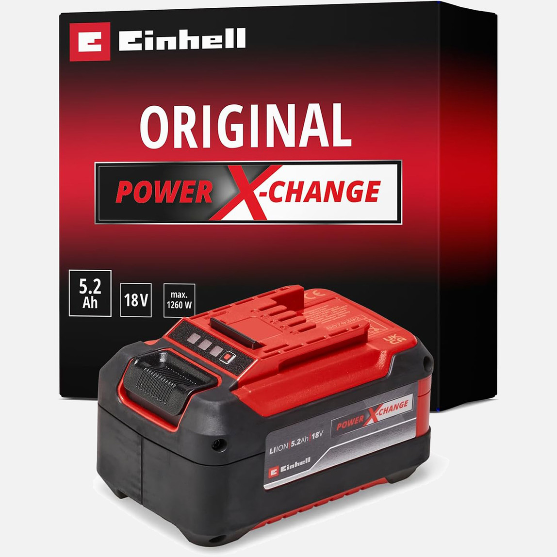    Einhell Power X-Change 18V 5,2 Ah Li-ion Akü  