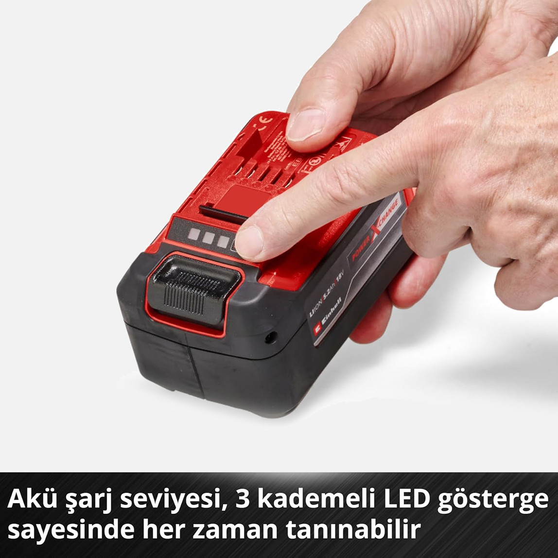    Einhell Power X-Change 18V 5,2 Ah Li-ion Akü  