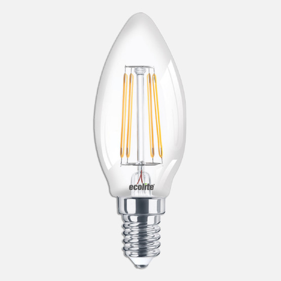 Ecolite Filament C35 4 W Beyaz Mum E14 Duy Led Ampul  