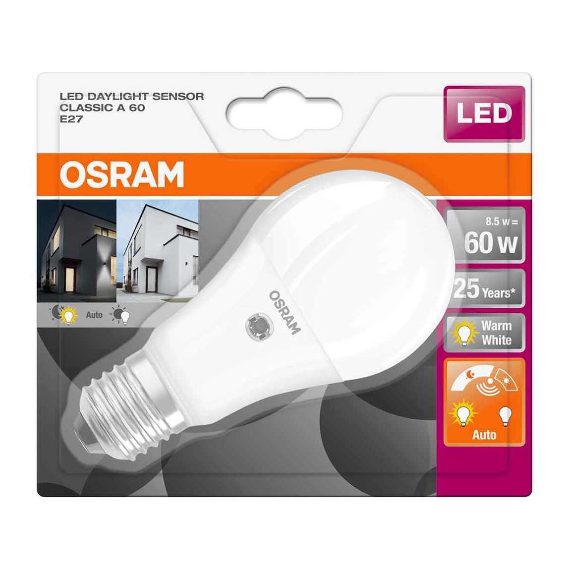    Osram St CLA60 8.5 W Sarı Klasik E27 Duy Led Ampul   