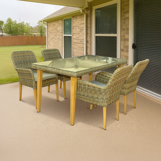 Sunfun Sina Rattan Yemek Grubu 