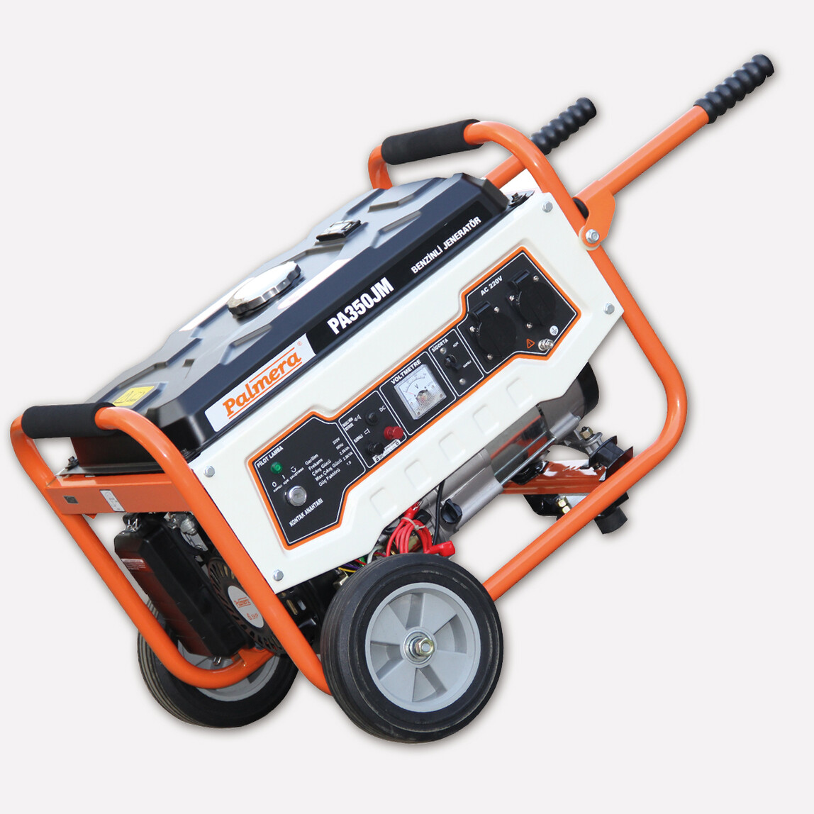    Palmera PA350JM 2.8 kVa Monofaze Benzinli İpli/Marşlı Jeneratör  