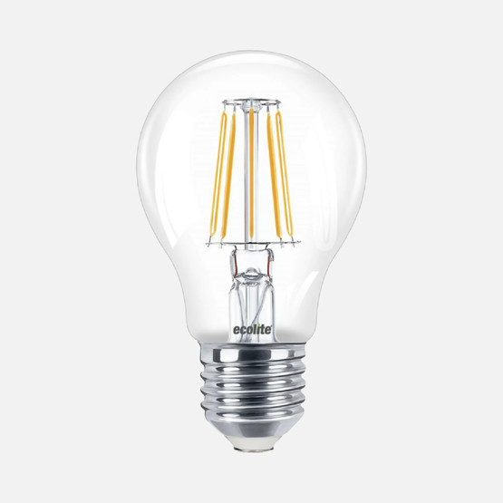Ecolite Filament A60 6.5 W Sarı Klasik E27 Duy Led Ampul  