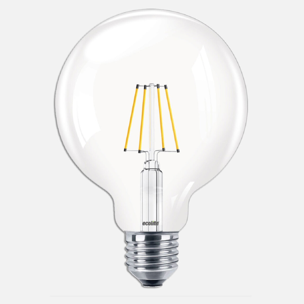    Ecolite Filament G95 6.5 W Sarı Klasik E27 Duy Led Ampul   