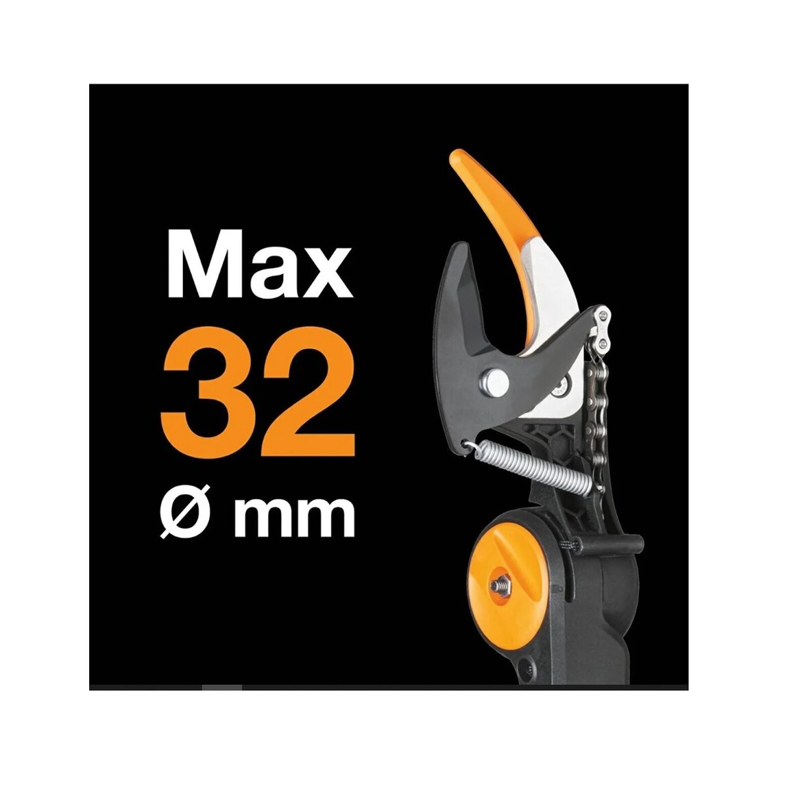    Fiskars 115562A Teleskopik Dal Kesme Makası ve Testere   