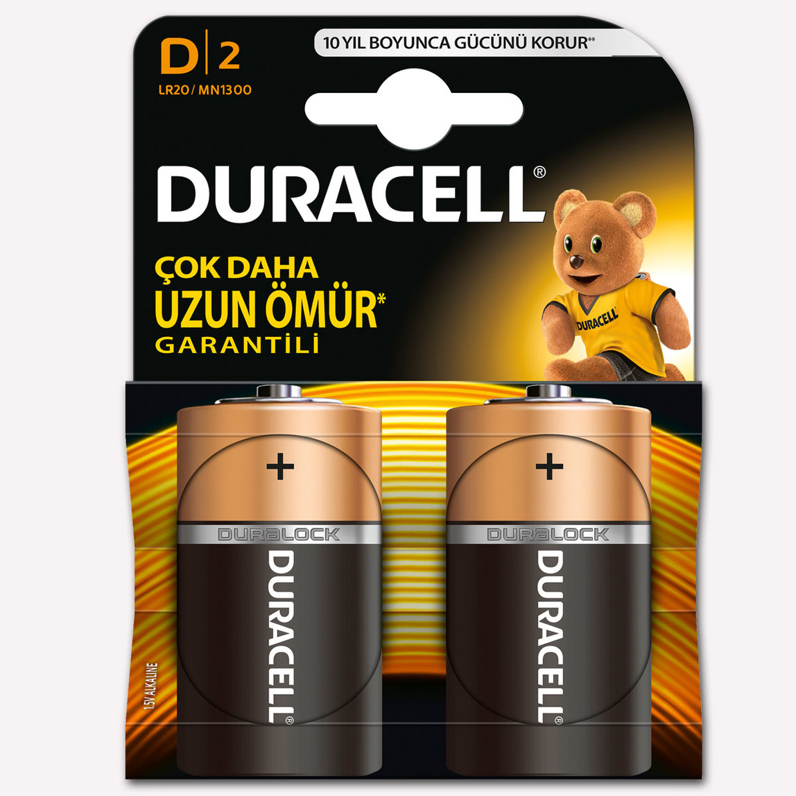   Duracell Pil D Boy 2'li  