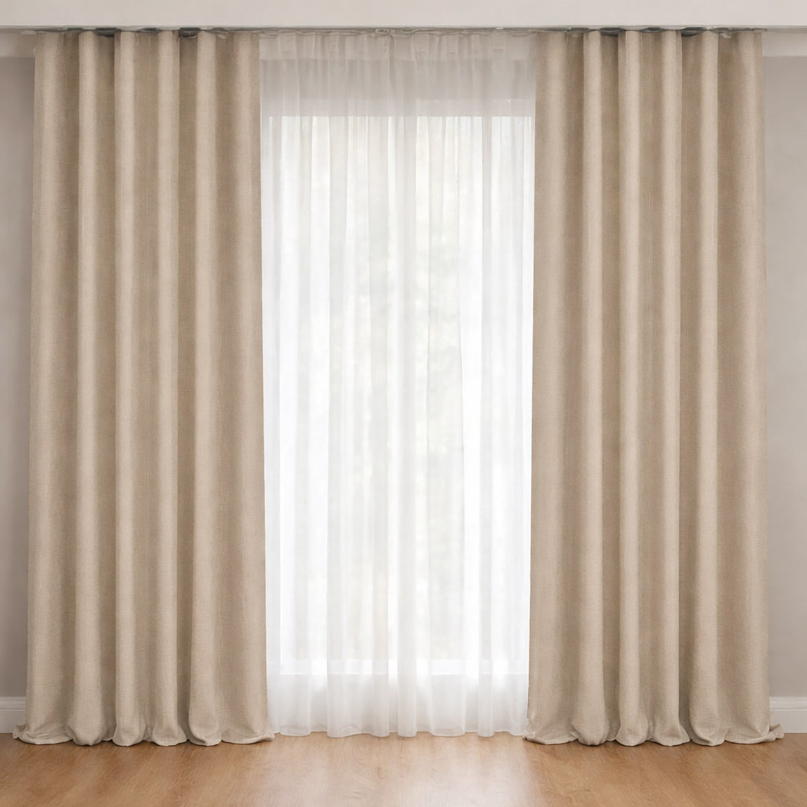    Premier Home Nadia Fon Perde Bej 