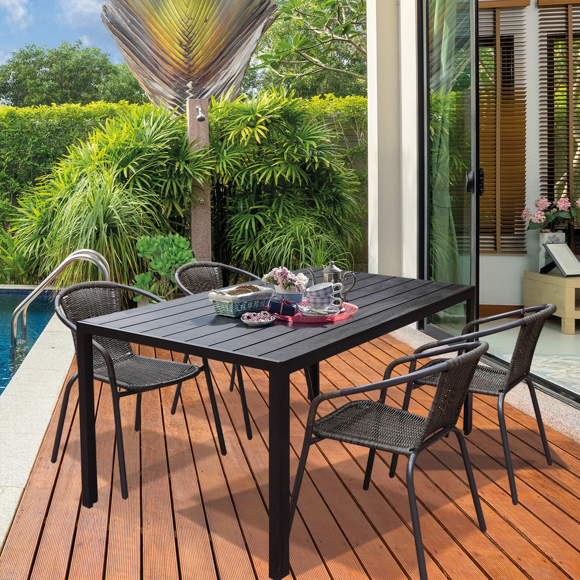    Sunfun Narbonne Masa Siyah 