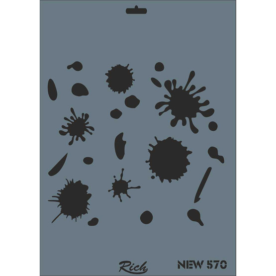 Rich Stencil New Xl 25x35 cm