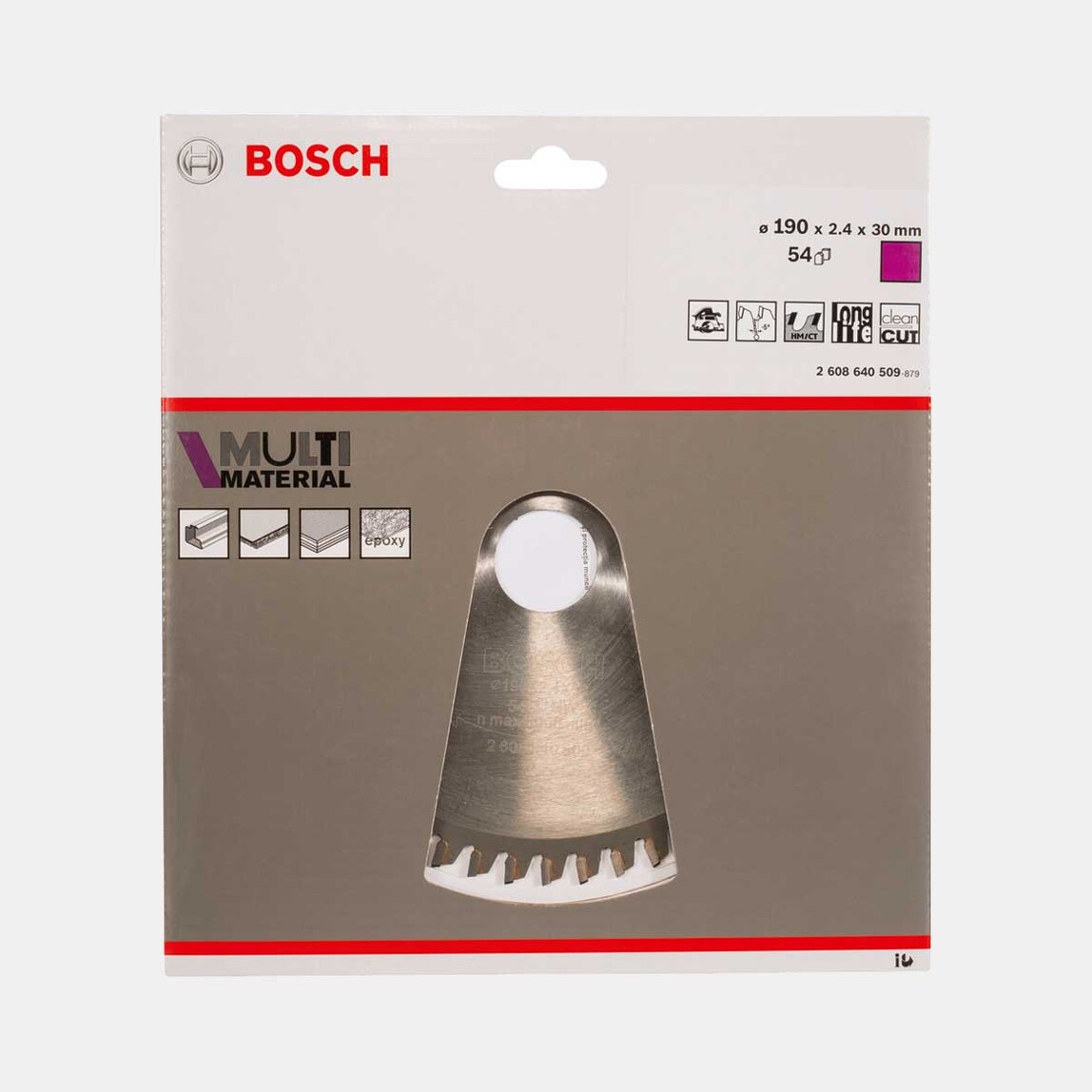    Bosch Daire Testere Bıçağı Çok Amaçlı 190x30 mm  54 Diş 