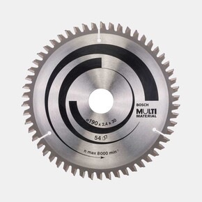 Bosch Daire Testere Bıçağı Çok Amaçlı 190x30 mm  54 Diş
