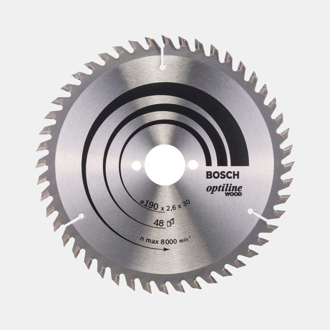    Bosch Optiline Daire Testere Bıçak 190x30 mm  48 Diş 