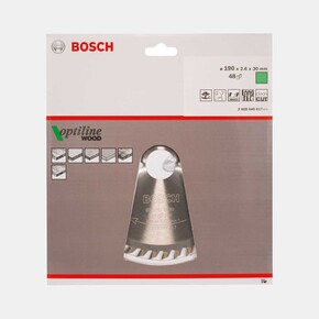 Bosch Optiline Daire Testere Bıçak 190x30 mm  48 Diş