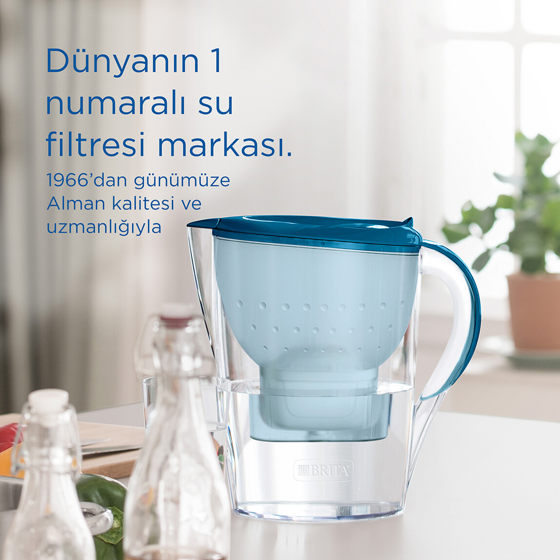    BRITA Marella XL Filtreli Su Arıtma Sürahisi - Mavi  