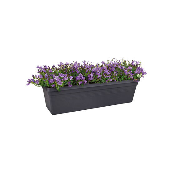 Elho Green Basics Balkon Saksısı Siyah 50 cm 