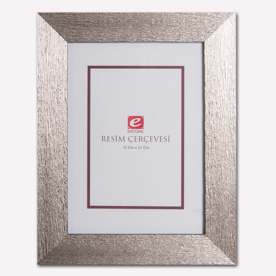 Ertürk Gümüş Ağaç Kabuğu Resim Çerçevesi 15x21 cm 