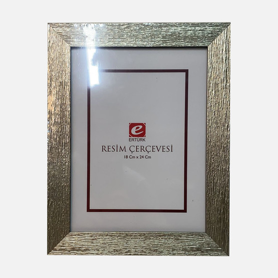 Ertürk Gümüş Ağaç Kabuğu Resim Çerçevesi 18x24 cm 