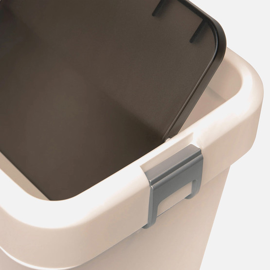 Motek Comfort Dustin Çöp Kovası 18 lt Bej 