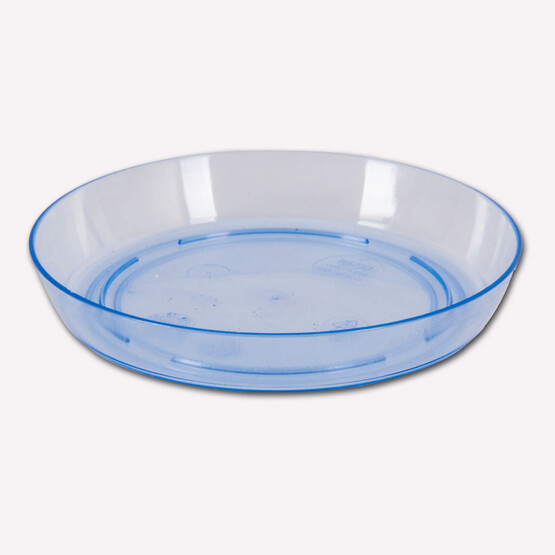 Orkide Saksı Tabağı Şeffaf Mavi 2,2lt