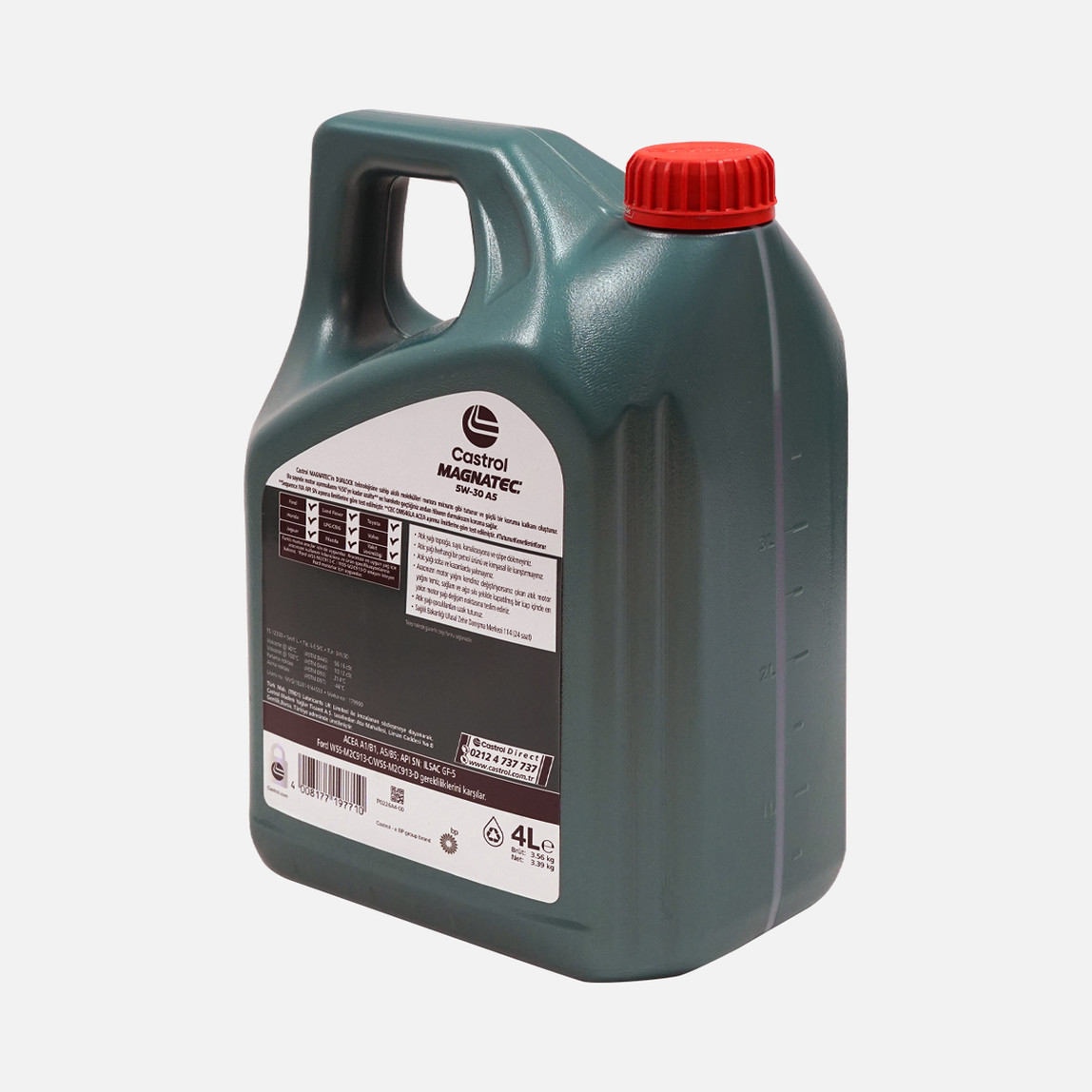   Castrol Magnatec Start Stop 5W30 A5  4 Lt Motor Yağı 