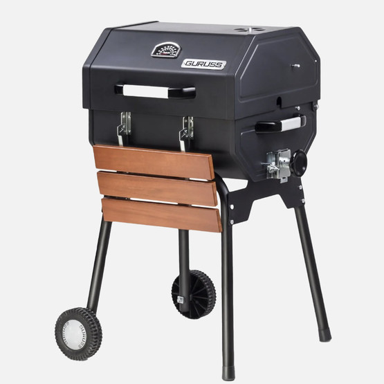 Guruss CG-050 Kömürlü Barbekü Mangal Siyah + Önlük + Kılıf 50x40 cm