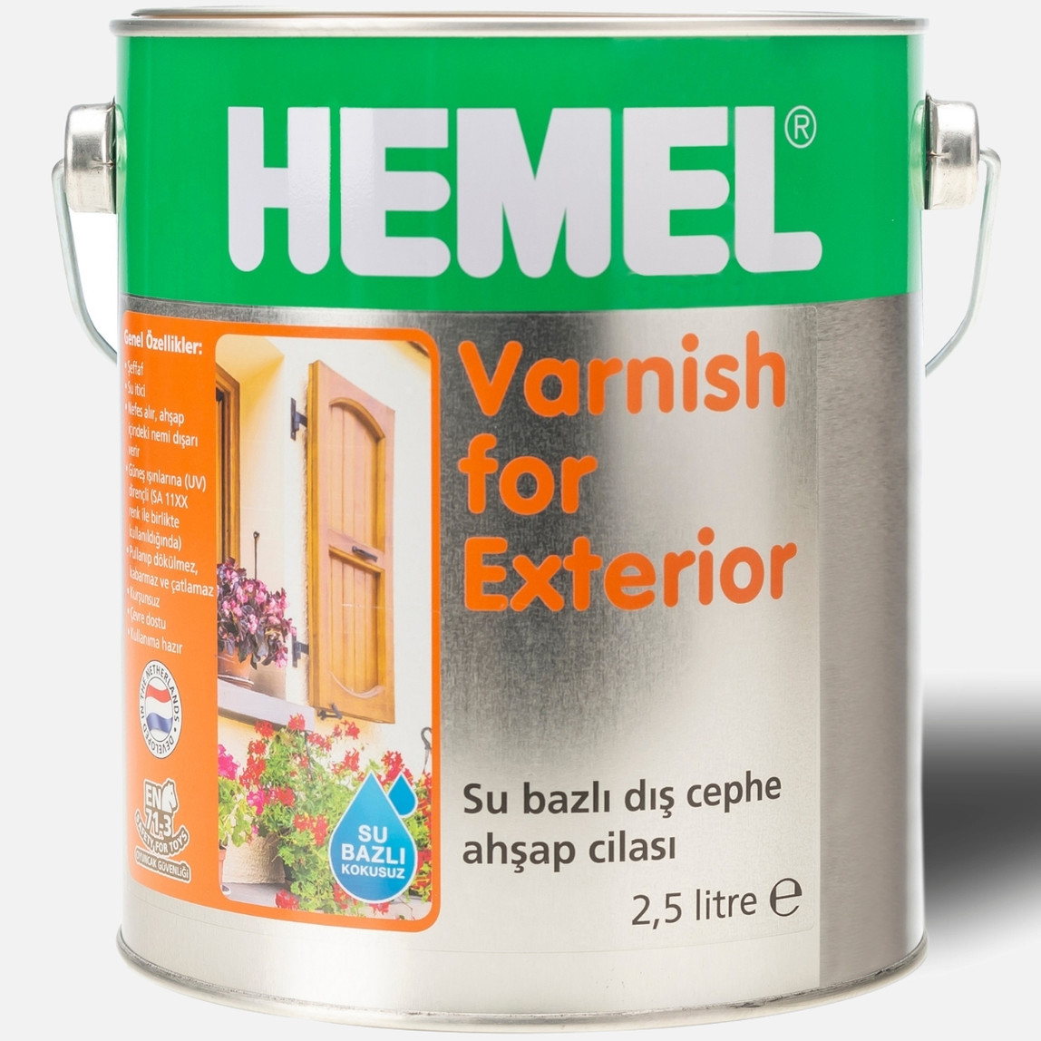    Hemel Hemel Varnish For Exterior 2,5 Litre  
