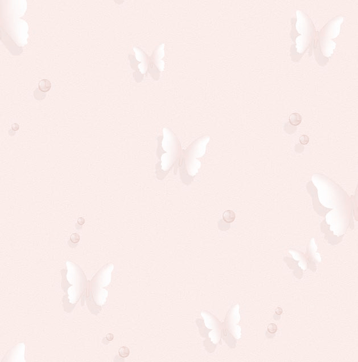    Golden Kelebek 52 cm x 10 m Pembe Çocuk Odası Duvar Kağıdı 