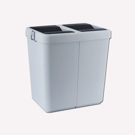 Motek Comfort Dust Bin Çöp Kovası Gri 80 lt 