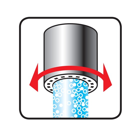 Neoperl Küresel Mafsallı Ayar Düğmeli Aeratör Varıoduo 