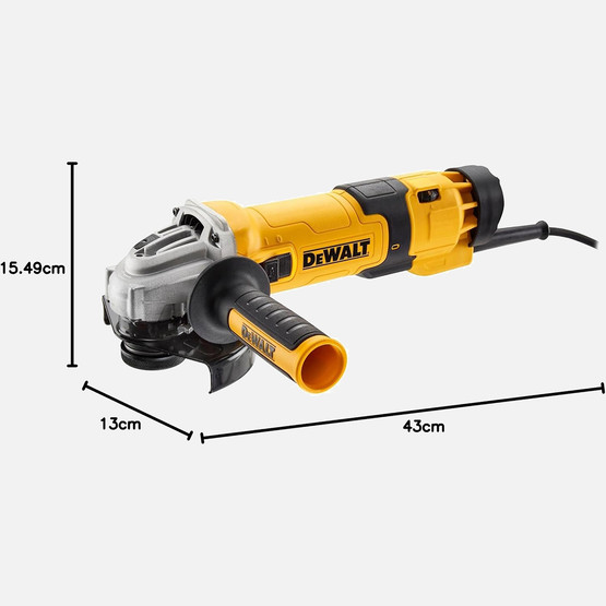 Dewalt DWE4257 1500 Watt 125mm Devir Ayarlı Profesyonel Avuç Taşlama 