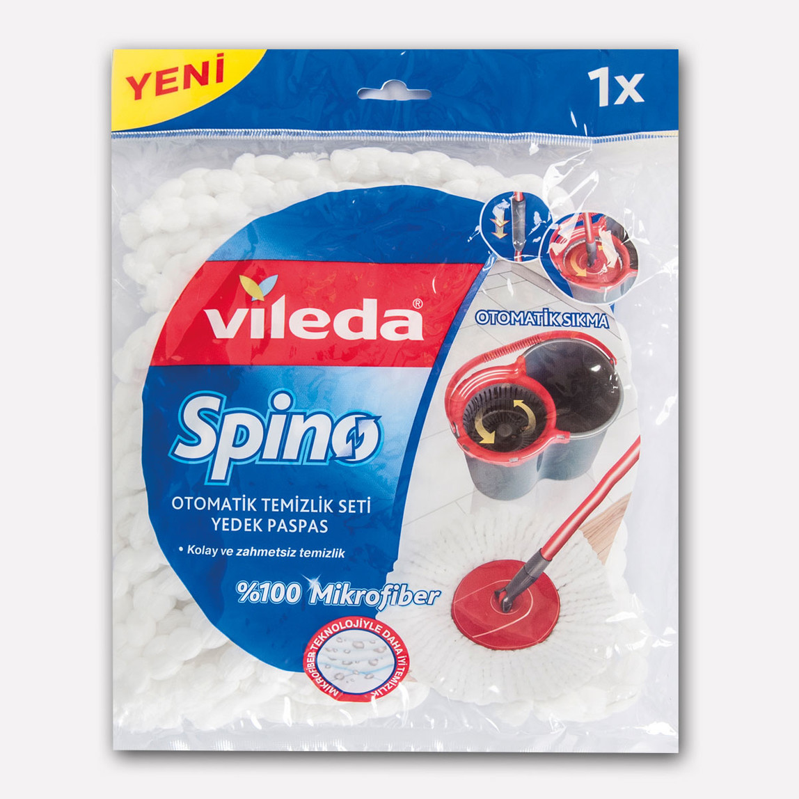    Vileda Spino Otomatik Sıkmalı Temizlik Seti Yedeği  